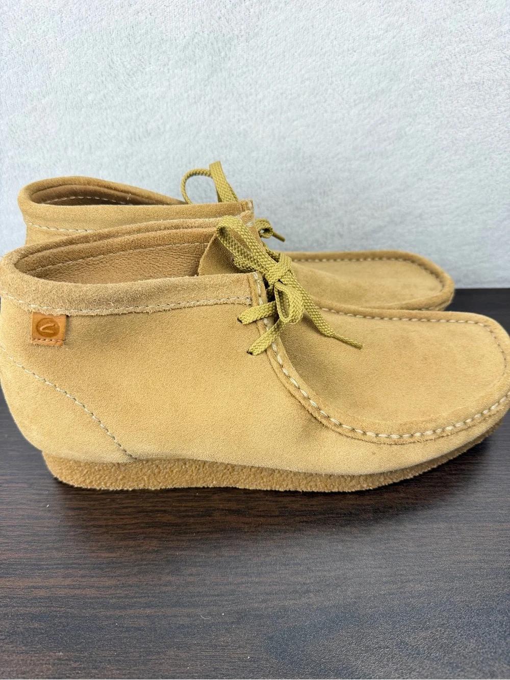 Clarks Originals Wallabee Boots Tan Suede Men’s 10.5